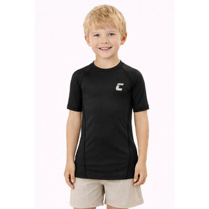Boy’s Performance Short Sleeve Shirt – Cabasse – Black – Size S – NWT